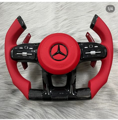 Cool Steering Wheels, Cars Lexus, Dream Cars Lexus, Custom Steering Wheel, Wheel Logo, Mercedes Clk, Carbon Fiber Steering Wheel, Black Piano, Cartoon Love Photo