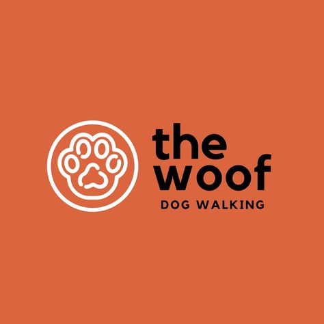 Orange and White Dog Walking Service Logo - Templates by Canva Indian Bride Photography Poses Photo Ideas, Dog Walking Logo, Walk Logo, Walking App, Hospital Logo, Dog Walking Services, Dog Walking Business, Gym Logo, Dog Branding