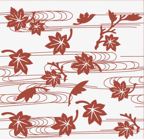 Japanese Leaves, Maple Leaf Design, Japanese Maple Leaf, Leaf Pattern Design, Maple Leaves, Maple Leaf Pattern, Kazuha Maple Leaf, Maple Leaf Vector, Chinese Leaves