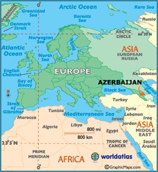 Localizador Mapa de Azerbaiyán Map Of Slovenia, Wales Map, Bay Of Biscay, Map Of Europe, Scotland Map, Physical Map, Orkney Islands, Germany Map, Arctic Ocean