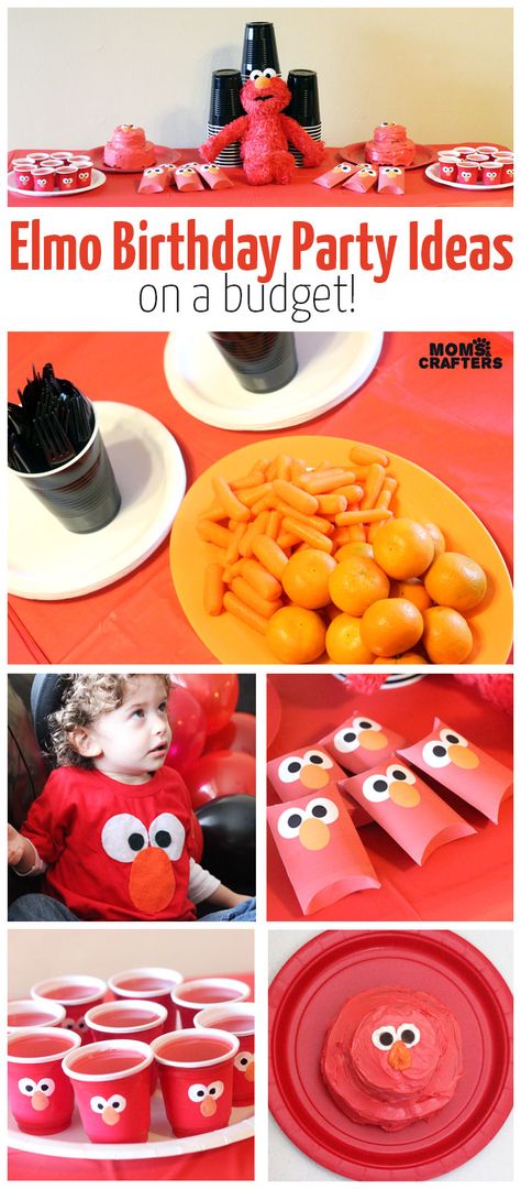 I LOVE these Elmo birthday party ideas - the tablescape is so cool! An Elmo theme is perfect for a first birthday party, or even second or third toddler birthdays. Check out this list of easy ideas. Elmos World Birthday Party Boy, Baby Boy Birthday Party Ideas, Elmo Birthday Party Ideas, Elmo Birthday Party Boy, Birthday Party On A Budget, Elmo First Birthday, Party On A Budget, Elmo Birthday Party, Sesame Street Birthday Party