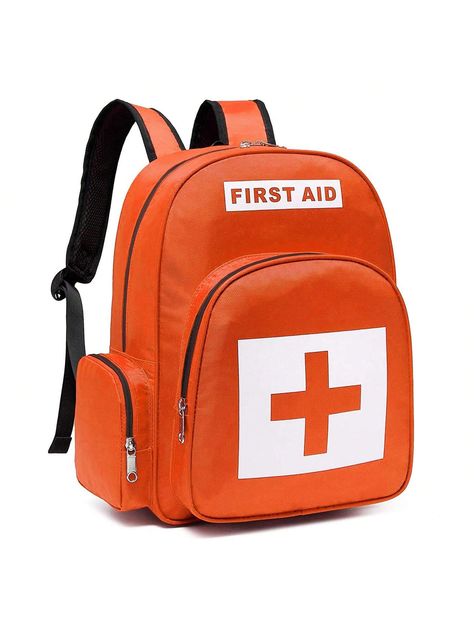 ABOUT THIS ITEM: 1. LARGE CAPACITY: This first aid bag backpack medical storage organizer is sized at 11L x 6W x 16H inches (27.94 x 15.24 x 40.64 CM) fitting many fluffy bandages/pills bottles/pouches/emergency blanket gears etc. or other survival accessories.  2. WATERPROOF: The medical pouch bag is made of totally waterproof material, even the zipper is water resistance, which can protect medicine/bandages/first aid tapes etc. from wet and Bacteria.  3. BRIGHT CROSS SIGNAL: Pretty bright red Medical Storage Organizers, Medical Storage, First Aid Bag, Emergency Blanket, Survival Accessories, Emergency Bag, Medicine Storage, Pill Bottles, Storage Organizer