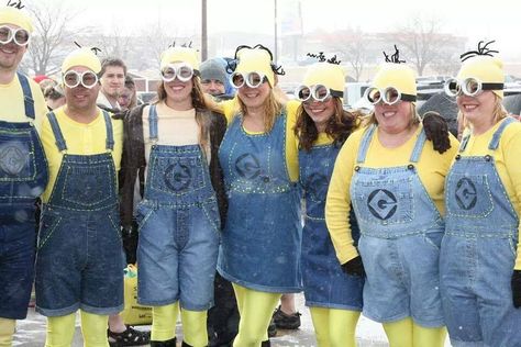 Polar plunge costume ideas Polar Plunge Costumes, Diy Minion Costume, Diy Minions, Minion Costumes, Winter Event, Work Activities, Overall Shorts, Overalls, Mood Board