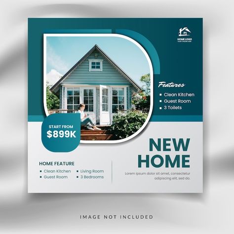 Square social media real estate sale pro... | Premium Vector #Freepik #vector #business Real Estate Posters Design, Real Estate Banner Design Social Media, Social Media Post For Real Estate, Real Estate Social Media Posts Ideas, Real Estate Poster Design, Real Estate Social Media Design, Real Estate Designs, Real Estate Poster, Real Estate Instagram Post