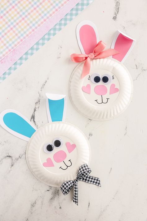 This Easy Paper Plate Bunny Craft is fun for kids of all ages and is perfect Easter Fun!