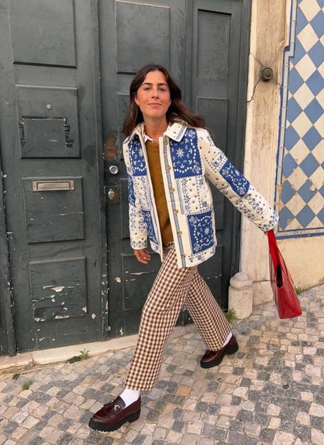 Vicmontanari Style, Vicky Montanari Outfits, Shared Wardrobe, Fashion Trend Forecast, Happy Clothes, Fall Chic, Trend Analysis, Winter Boho, Patchwork Jacket