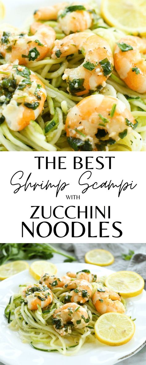 Garlic Shrimp With Zucchini Noodles, E2m Shrimp Recipes, Shrimp Zoodle Scampi, Zucchini Noodles And Shrimp Healthy, Zucchini Noodle Recipes Shrimp, Shrimp With Zoodles Recipe, Shrimp With Zucchini Recipes, Shrimp Scampi Zoodles Recipe, Low Fodmap Shrimp Scampi