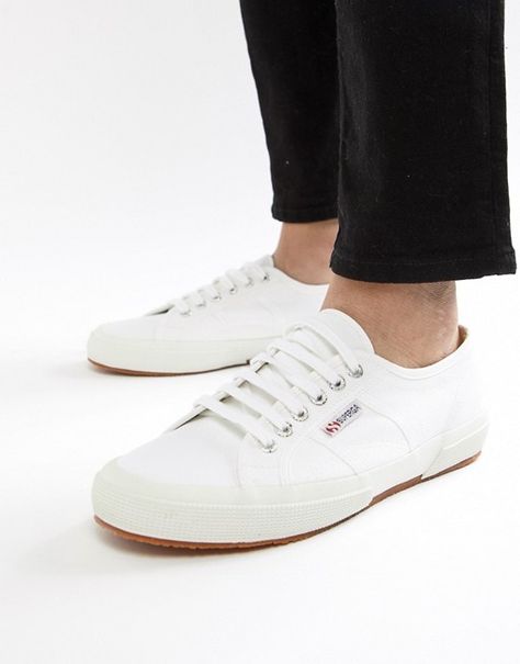 Superga 2750 classic canvas plimsolls in white | ASOS Superga 2750, Superga Shoes, Everyday Shoes, Sperry Sneaker, White Men, Superga Sneaker, How To Introduce Yourself, Shoe Laces, Access Denied