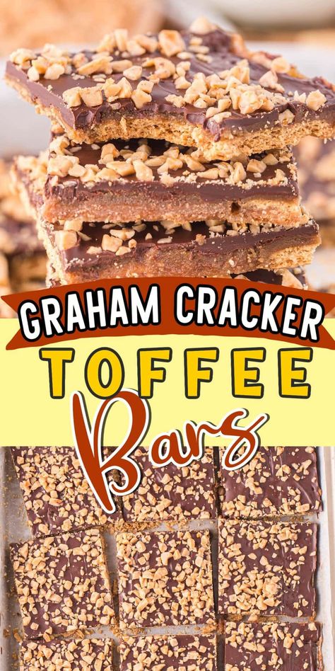 Graham Cracker Toffee Bars, Cracker Toffee Bars, Graham Recipe, Toffee Bars Recipe, Graham Cracker Toffee, Aka Christmas, Cracker Toffee, Princess Pinky Girl, Pinky Girl