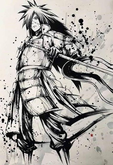 Naruto Madara Uchiha, Tato Naruto, Naruto Drawings Easy, Naruto Madara, Naruto Painting, Madara Wallpaper, Cats Art Drawing, Manga Tattoo, Naruto Sketch Drawing