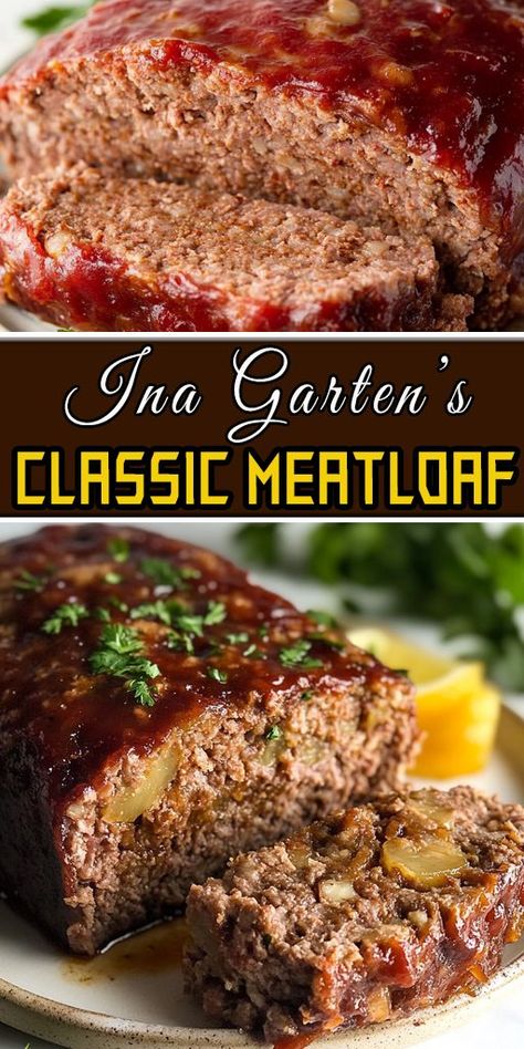 Nothing beats Ina Garten’s classic meatloaf! 🍽️💛 Moist, juicy, and packed with savory flavors, this recipe is a true comfort food favorite. A delicious homemade meatloaf that’s easy to make and perfect for family dinners. Save this classic recipe now! 🥩✨
#meatloafrecipe #inagarten #comfortfood #homemademeals #weeknightdinners #easyrecipes #savoryeats #familymeals #foodielife Homemade Meatloaf, Classic Meatloaf, Meatloaf Recipes, Classic Food, Family Dinners, Meatloaf, Weeknight Dinner, Family Dinner, Homemade Recipes