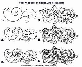 shutterstock/metal engraving patterns - Yahoo Search Results Image Search Results Filigree Tattoo, Leather Tooling Patterns, Ornament Drawing, Tooling Patterns, Engraving Art, Carving Designs, Metal Engraving, Scroll Design, Filigree Design