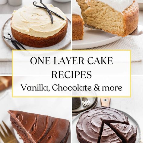 One layer cake recipes, in their delightful simplicity, epitomize the comfort and charm of home baking. From easy vanilla cake recipes to decadent single layer chocolate cake and more. With an emphasis on clarity and Single Layer Round Cake, 2 Layer 6 Inch Chocolate Cake Recipe, One Layer Cake Recipe, One Layer Vanilla Cake Recipe, Single Layer Cake Designs, Single Layer Cake Recipe, Single Layer Chocolate Cake Recipe, 6 Inch Chocolate Cake Recipe, Single Layer Chocolate Cake