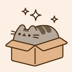 Pusheen Stickers, Pop Cat, Pusheen Cute, Walpaper Hello Kitty, Cute Easy Doodles, Cat Doodle, Cute Funny Cartoons, Pusheen Cat, Cat Box