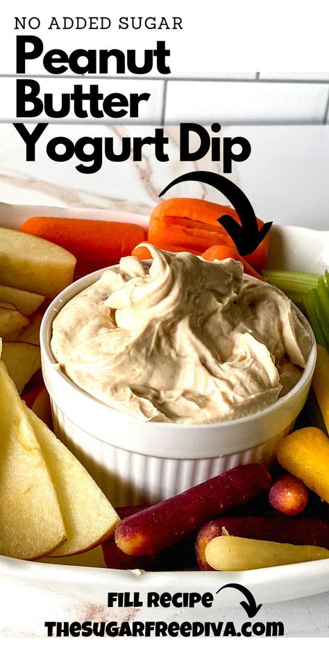 Sugar Free Peanut Butter and Yogurt Dip Sugarfree Cheesecake Recipes, Celery Snacks, Peanut Butter Yogurt Dip, Splenda Recipes, Clean Healthy Recipes, Peanut Butter Dip, Peanut Butter Yogurt, Pack A Lunch, Sugar Free Peanut Butter