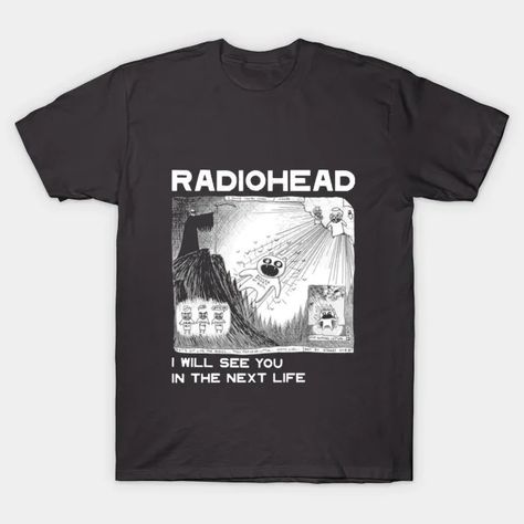 Radiohead, Band Merch, Alternative Rock, Indie Rock, Tour T Shirts, Kids Magnets, Unique Tshirts, Baseball Tshirts, Long Sweatshirt