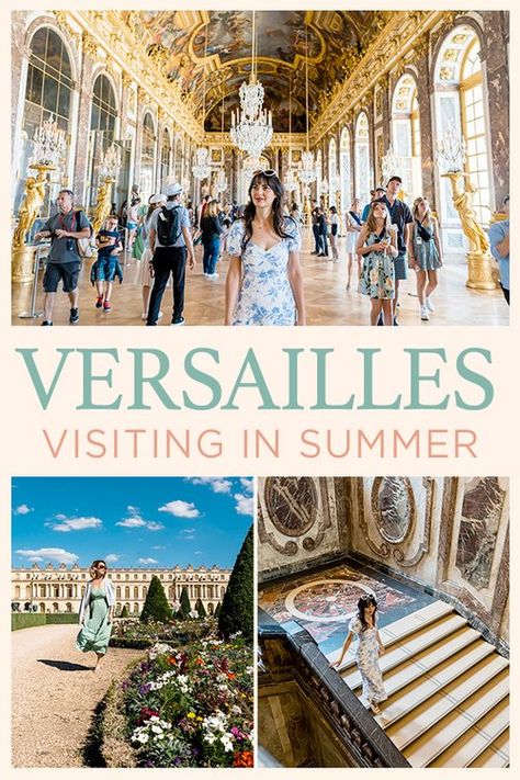 What To Wear To The Palace Of Versailles, Versailles Palace Outfit, Versailles Photo Ideas, Palace Of Versailles Outfit, Versailles Outfit Ideas, Versailles Outfit, Places In France, Summer Travel Destinations, Summer Tips