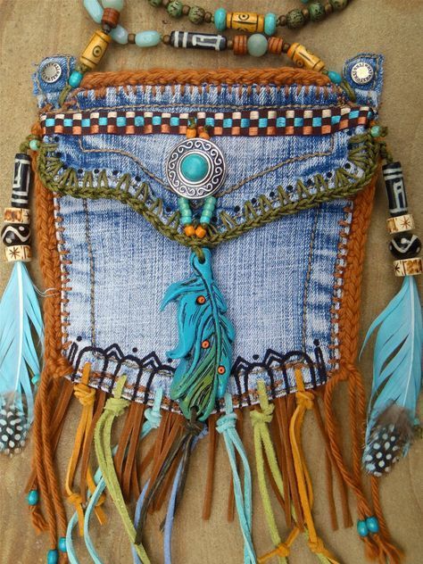 Upcycling Ideas Clothes, Artisanats Denim, Diy Old Jeans, Jean Diy, Jean Purses, Denim Crafts Diy, Sac Diy, Diy Jeans, Blue Jeans Crafts