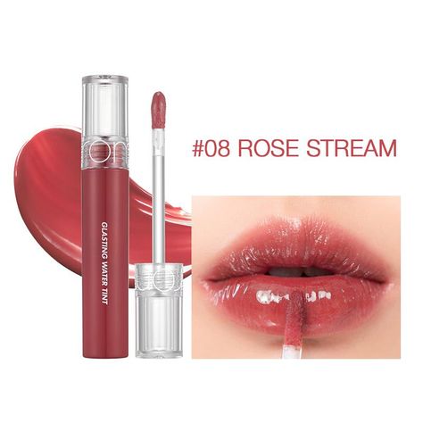 Romand Juicy Lasting Tint Almond Rose, Romand Glasting Water Tint Vintage Ocean, Romand Glasting Water Tint Brick River, Romand Glasting Water Tint Rose Stream, Rom&nd Dewyful Water Tint, Romand Glasting Color Gloss, K Beauty, Color Analysis, Makeup Brands