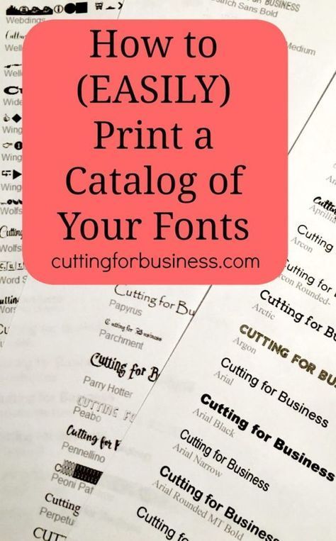 How to Print a Catalog of Your Fonts - Great for Silhouette Cameo and Cricut crafters. By cuttingforbusiness.com. Inkscape Tutorials, Silhouette Fonts, People Reading, Silhouette Tutorials, Christmas Fonts, Cricut Fonts, Favorite Fonts, Cricut Craft Room, Silhouette Cameo Projects