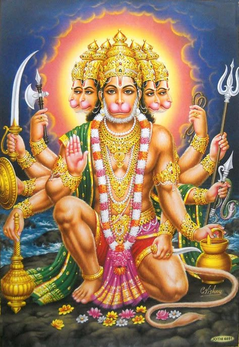 Panchmukhi Lord Hanuman.                                                                                                                                                      More