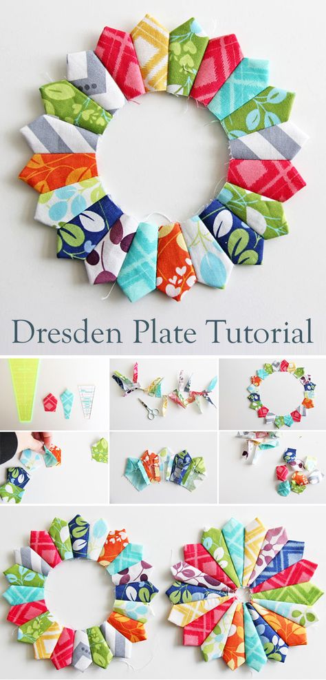 Dresden Plate Tutorial, Hexie Quilts Patterns, Dresden Plate Patterns, Mug Rug Tutorial, Diy Popsicle Stick Crafts, Dresden Plate Quilts, Dresden Quilt, Dresden Plate Quilt, Sunflower Quilts