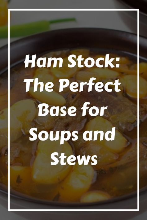 Ham Stock: The Perfect Base for Soups and Stews How To Cook Peas, Ham Stock, Vanilla Slice Recipe, How To Make Ham, How To Cook Lamb, Pea And Ham Soup, Brunch Cafe, Ham Steaks, Homemade Soups