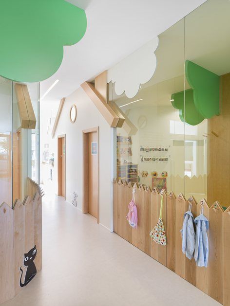 Daycare Rooms, Kindergarten Interior, Preschool Designs, Daycare Decor, Daycare Design, Kids Cafe, Kindergarten Design, Church Nursery, School Interior