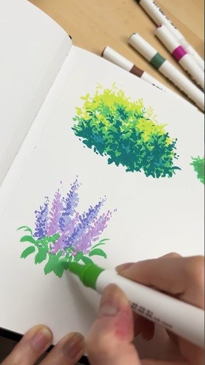 Simple Drawings With Alcohol Markers, Drawing Using Acrylic Markers, Drawing Ideas With Acrylic Markers, Acrylic Marker Drawings Simple, Drawing Acrylic Marker, Acrylic Pens Painting, Paint Marker Flowers, Acrylic Marker Tutorial, Art With Acrylic Markers