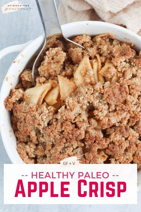 Paleo Apple Crisp, Paleo Apple, Easy Apple Crisp Recipe, Paleo Baking, Paleo Sweets, Paleo Diet Recipes, Apple Crisp Recipes, Paleo Treats, Paleo Snacks