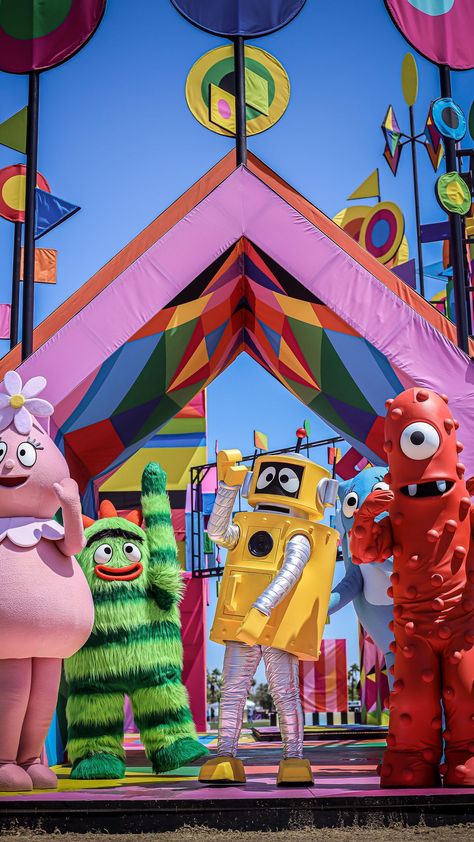 THE GATES ARE OPEN!!! Come see us LIVE AT COACHELLA! 🎶🤪 🎸🎹 @coachella | Instagram Coachella Instagram, Robot Friend, Yo Gabba Gabba, Gabba Gabba, Come And See, This Weekend, On Instagram, Quick Saves, Instagram