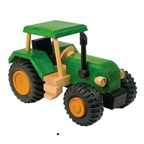 Wood Tractor, Tractor Idea, Making Wooden Toys, Wooden Toys Plans, Traditional Toys, Carpentry Diy, Wooden Car, Wood Model, Kids Bicycle