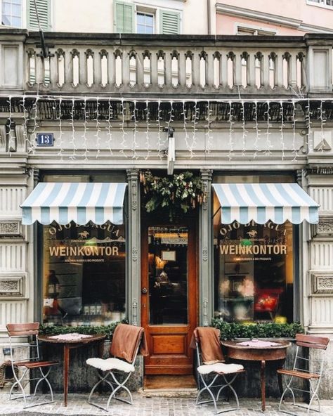 My Little World ✿ Sandwich Business, Europe Building, Cafe Aesthetics, Nyc Coffee Shop, Georgiana Design, Cafe Exterior, European Cafe, Library Cafe, Cafe Paris