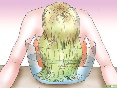 How To Get Green Out Of Hair From Pool, Remove Green From Blonde Hair, Green In Blonde Hair, How To Get Rid Of Green Hair, Green Hair From Pool How To Get Rid Of, How To Get Green Out Of Blonde Hair, Green Blonde Hair, Blonde Hair Turned Green, Chlorine Green Hair