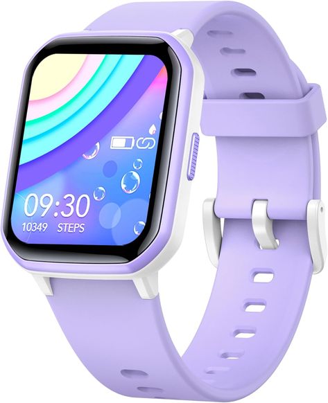 Kids Smart Watch for Girls,IP68 Waterproof Kids Fitness Tracker Watch with 1.5 Inch DIY Face,Heart Rate Sleep Monitor,19 Sport Modes,Calories Counter,Alarm Clock,Great Gifts for Children 6+ (Purple) Smart Watch For Girls, Phone Watch For Kids, Customize Wallpaper, Band App, Diy Watch, Kids Fitness, Wallpaper Kids, Sleep Tracker, Girls Watches