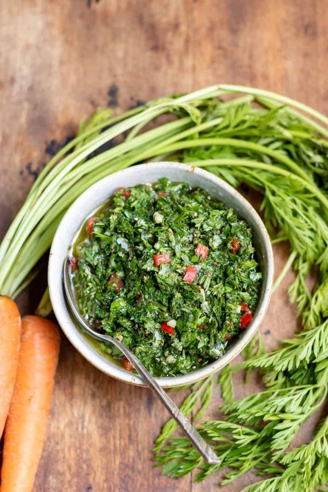 Honey Dinner, Veggie Desserts, Vegetable Cake, Pasta Vegetables, Vegan Mashed Potatoes, Carrot Greens, Carrot Top, Chimichurri Sauce, Cooked Carrots