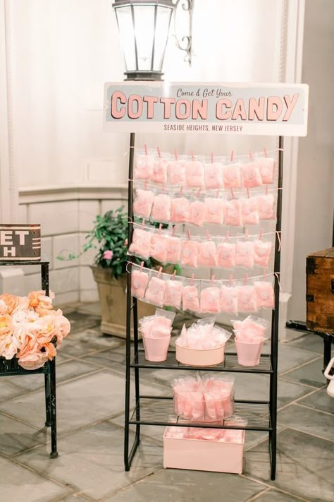 Party Vendor Ideas, Cotton Candy Station, Love Shack Fancy Party, Cotton Candy Wall, Cabana Party, Graduation Party Food Ideas, Graduation Party Food, Business Launch Party, Party Rentals Business