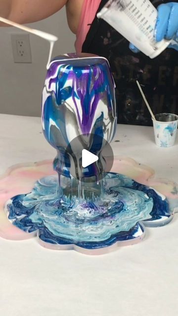 Mixed Media Girl on Instagram: "I feel like I used too much white in this one, but I still love it ❤️ #resin vase and bowl set #mixedmediagirl" Resin Vase, Hydro Dipping, Water Marbling, Epoxy Resin Crafts, Resin Craft, Acrylic Painting Techniques, Resin Painting, Facebook Live, I Got You