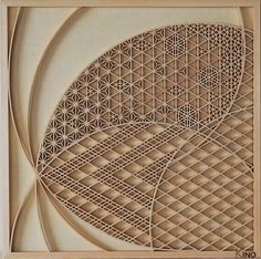 Woven Furniture Design, Japanese Joinery, Wood Art Design, Art Gallery Interior, Japanese Woodworking, Woven Furniture, Cnc Design, Niigata, Japanese Interior