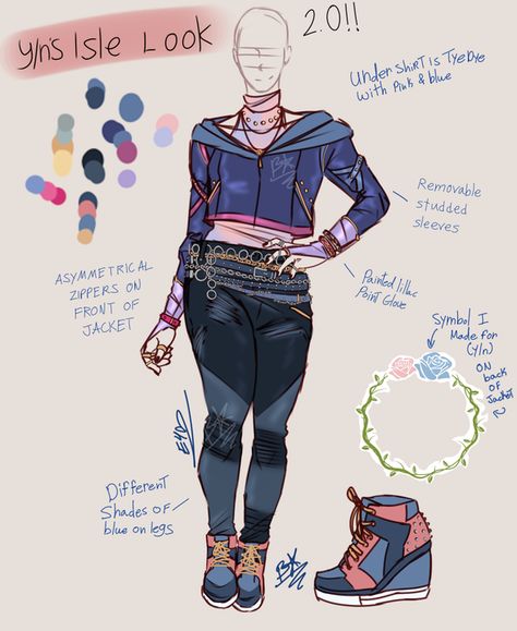 Commission work - Harry Hook x reader - A Prince behind the Pirate - Isle gear and Cotillion dress redesigns - Wattpad Descendants Redesign, Descendants Outfit Ideas, Cozy Pics, Descendants Outfits, Descendants Clothes, Descendants Oc, Cotillion Dresses, Animated Clothes, Masculine Clothing