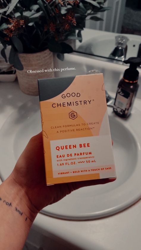 Affordable perfume target smells so good good chemistry yummy smelling everyday smell Good Chemistry Perfume, Affordable Perfume, Good Chemistry, Target Finds, Queen Bee, Queen Bees, Chemistry, Scents, Bee