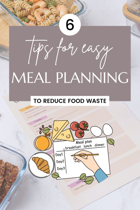 The BEST Tips for Meal Planning to Avoid Food Waste! Weekly Shopping List, Carrot Sticks, Zero Waste Kitchen, Vegan Meal Plans, Reduce Food Waste, Batch Cooking, Kitchen Tips, Breakfast Lunch Dinner, Grocery Shop