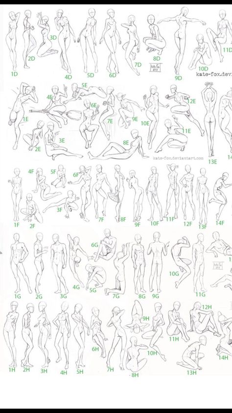 Female Pose Reference Drawing Simple, Group Standing Poses Drawing, Body Postures Sketch Pose Reference, Female Character Poses Reference Drawing, Manga Body Sketches, Art Anatomy Reference Figure Drawing, Human Figures In Different Poses Sketches, Antonomy Refrence Drawing, Jack O Pose Drawing