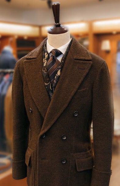 Gentleman Style Party Wear Blazers, Prom Jacket, Long Brown Coat, Men Prom, Brown Tweed Blazer, Winter Blazer, Mens Sport Coat, Dapper Style, Brown Tweed