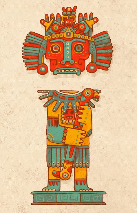 The Illustration Portfolio of Steve Simpson Steve Simpson, Inca Art, Shirt Painting, Maya Art, Frida Art, Cultural Art, Mayan Art, Mexico Art, Aztec Art