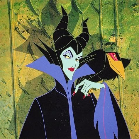 Maleficent Animated, Evil Disney, Kids Cartoon Characters, Disney Maleficent, Favorite Cartoon Character, Old Disney, Pinturas Disney, Princess Art, Lithograph Print