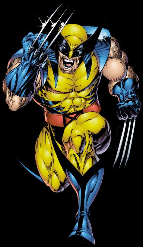 Classic Yellow & Blue Wolverine Suit Wolverine Cartoon, Wolverine Film, Wolverine Character, Wolverine Comic, Wolverine Art, The Wolverine, Wolverine Marvel, Arte Dc Comics, Uncanny X-men