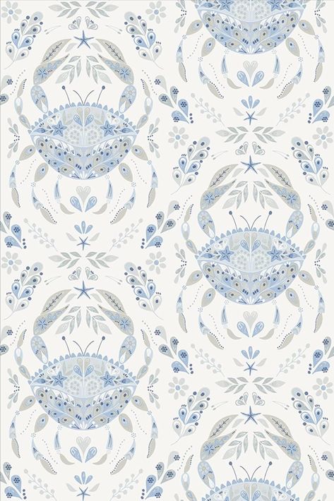 Blend Wallpaper, Grey And White Wallpaper, Brewster Wallpaper, Coastal Wallpaper, Sandberg Wallpaper, Coastal Bathrooms, W Wallpaper, Tropical Wallpaper, Bleu Pastel