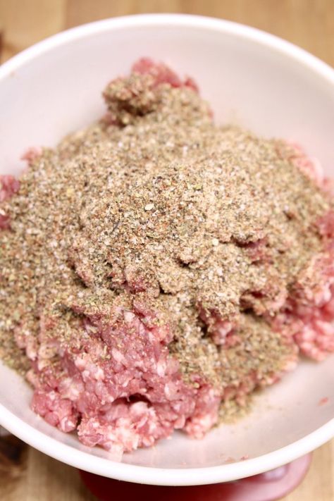 Sweet Italian Sausage is so simple to make at home with a simple spice mix using pantry ingredients. The best homemade sausage for all of your favorite Italian meals. Homemade Italian Sausage Recipes How To Make, Sweet Italian Sausage Recipes Easy, Sweet Italian Sausage Seasoning Recipes, Goat Sausage Recipe, Homemade Sausage Recipes Seasoning Mixes, Spicy Italian Sausage Seasoning, Homemade Sweet Italian Sausage, Italian Sausage Spice Blend, Spicy Italian Sausage Recipe