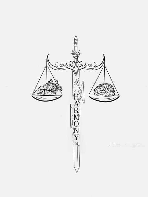 Law Tattoo, Hd Tattoos, Balance Tattoo, Arrow Tattoo Design, Libra Tattoo, Scale Tattoo, Meaningful Tattoo Quotes, Human Body Art, Arrow Tattoo